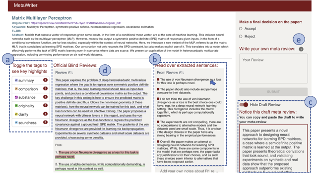thumbnail for MetaWriter: Exploring the Potential and Perils of AI Writing Support in Scientific Peer Review